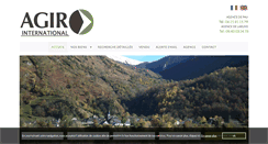 Desktop Screenshot of agir-france.com